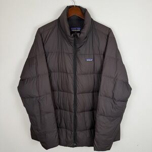 Patagonia Silent Down Jacket Mens XXL 2XL Lightweight Brown Coat Puffer Outdoor